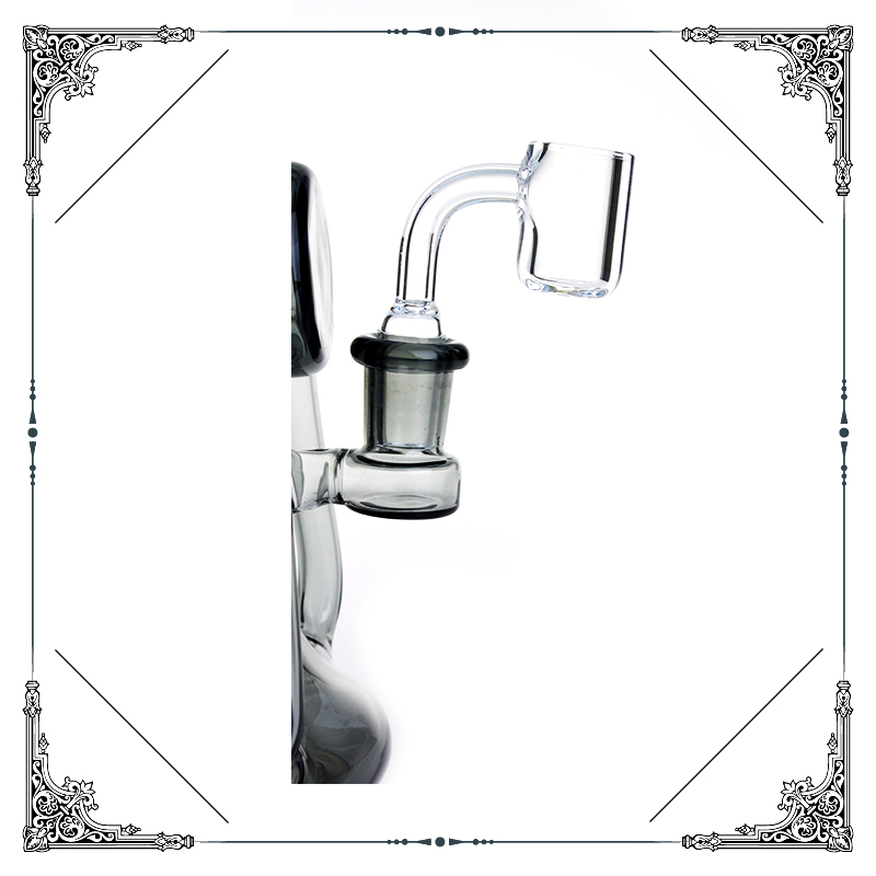 Wholesale 8 Inches Smoking Water Pipe Glass Oil Rig Recycler Water Pipes in Stock