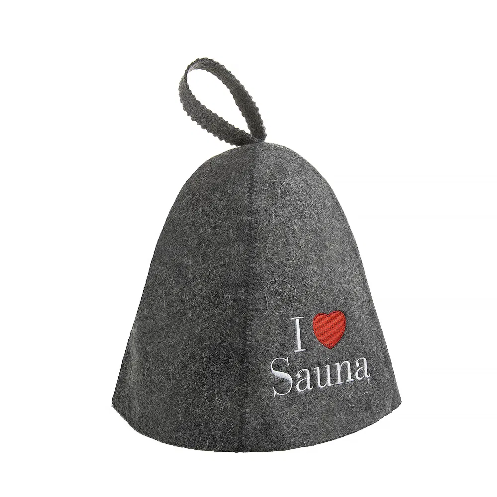 Custom All-Over Printed Embroidered Wool Sauna Hat Eco-Friendly Reusable Fashionable Sauna Hat Soft Your Custom Logo