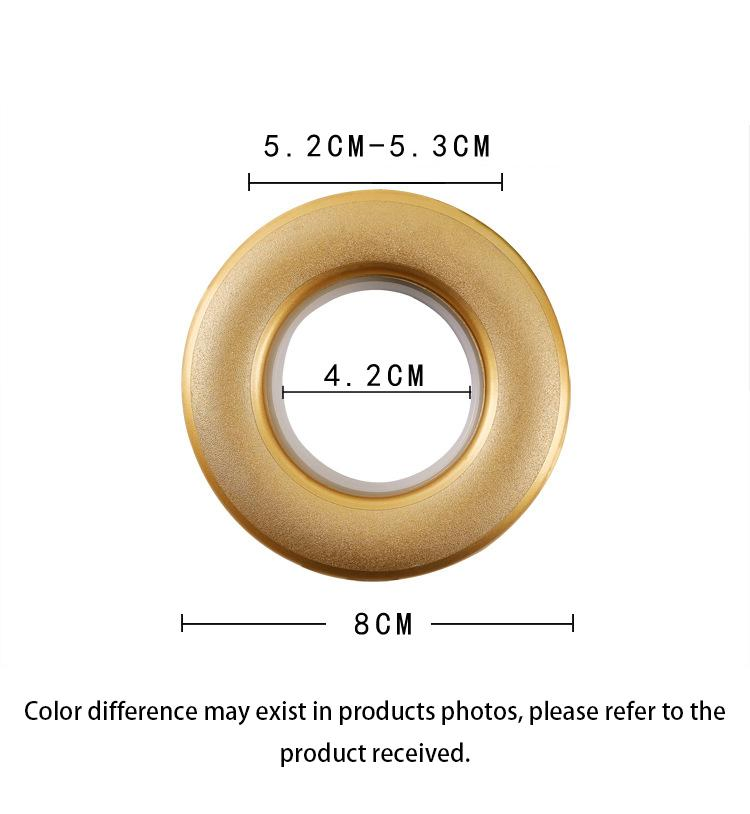 Wholesale Durable 8cm ABS Plastic Curtain Eyelet Ring Curtain Accessories