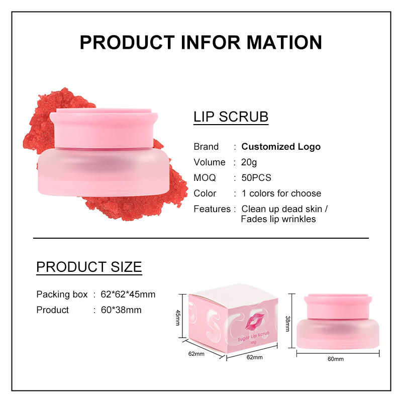 Factory Wholesale Moisturizer Lip Scrub for Lips