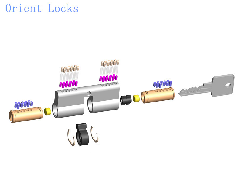 10 Pins Lock Cylinder "F" Keyway