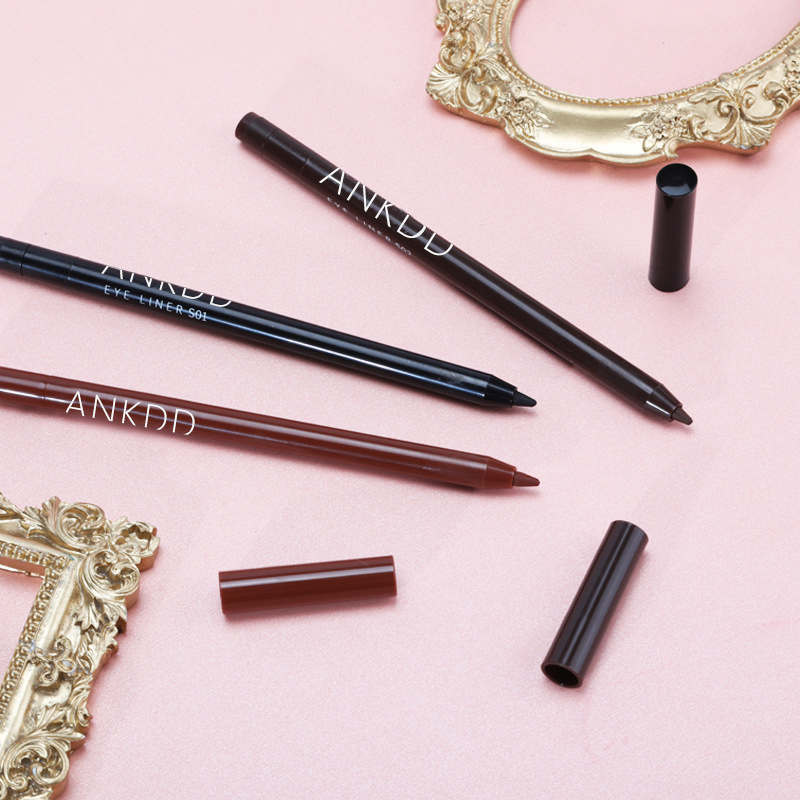 Ep11 Mixdair with Brush Eyebrow Pencil, Waterproof and Sweat-Proof Without Decolorization, Beauty Makeup Eyebrow Pencil 4-Color Optional, Cross-Border Exclusive