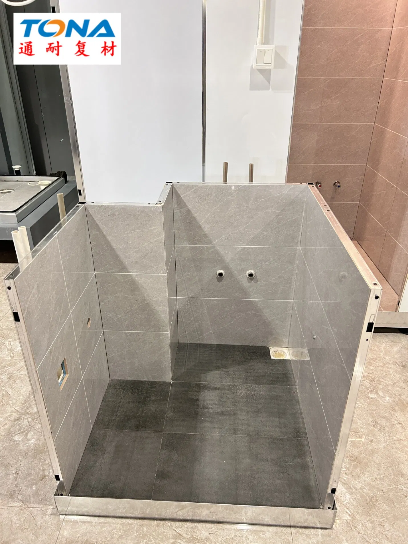 Accessories Prefabricated Furniture Durable Fast Production Renovation Ready SMC Bathroom