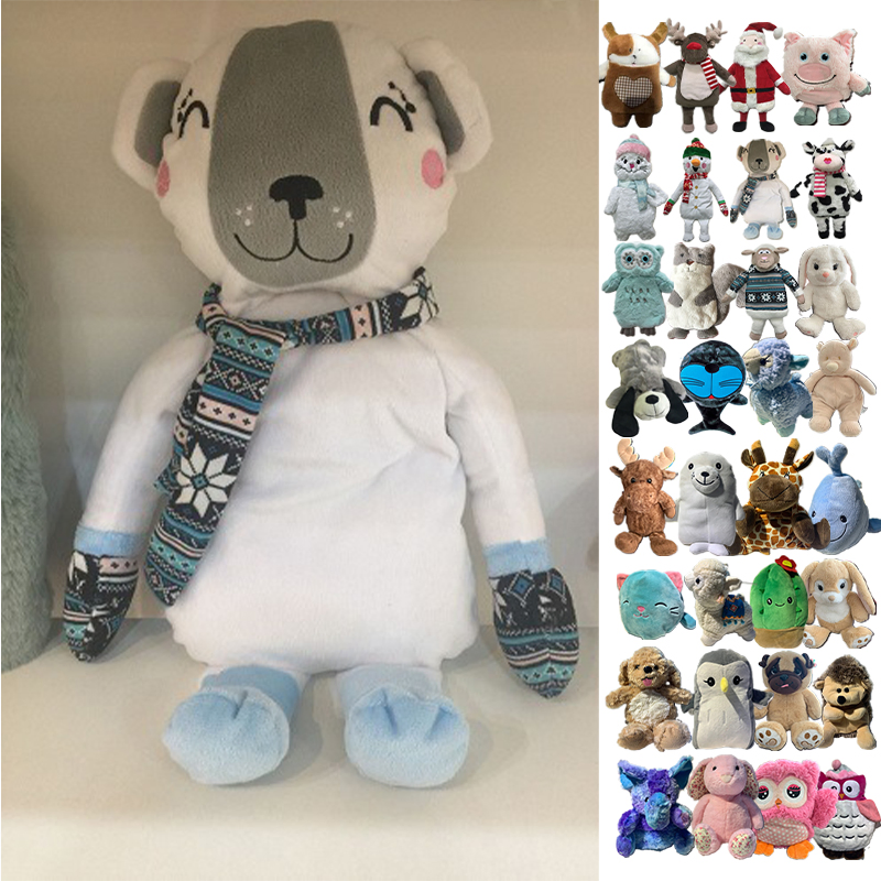 Microwave Heated Plush Toy Super Soft Cotton Custom Pillow