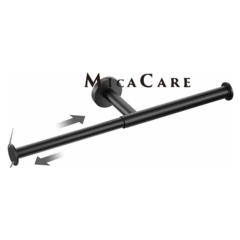 Elegant Wall-Mounted Towel Single Bar for Short Towels in Modern Design