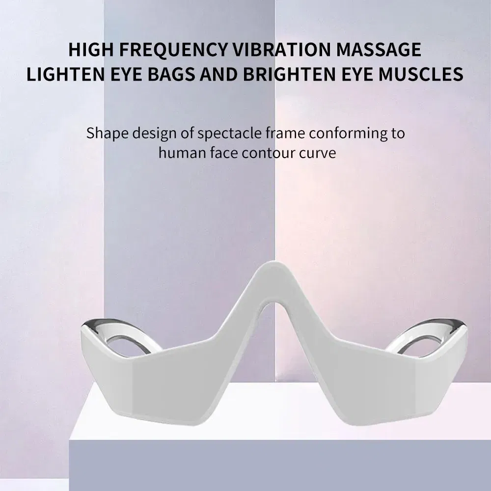 Home Use EMS Red Light Vibrating Eye Massager Glasses Face Lift Device