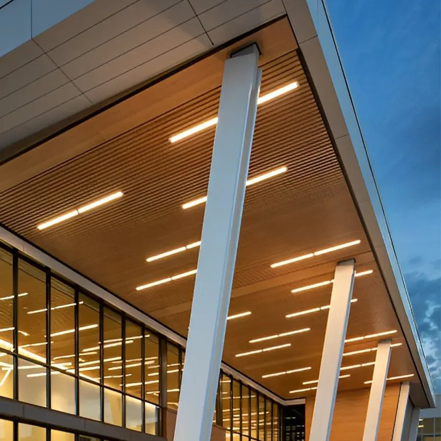 Weatherproof Outdoor Aluminum Ceiling Grid for Open-Air Dining Areas