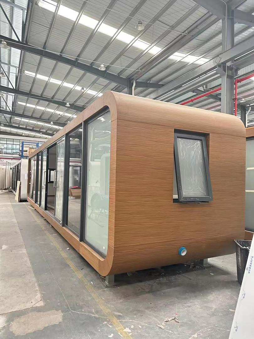 Modern Apple Cabin Prefab Tiny House Mobile Working House Office Pod