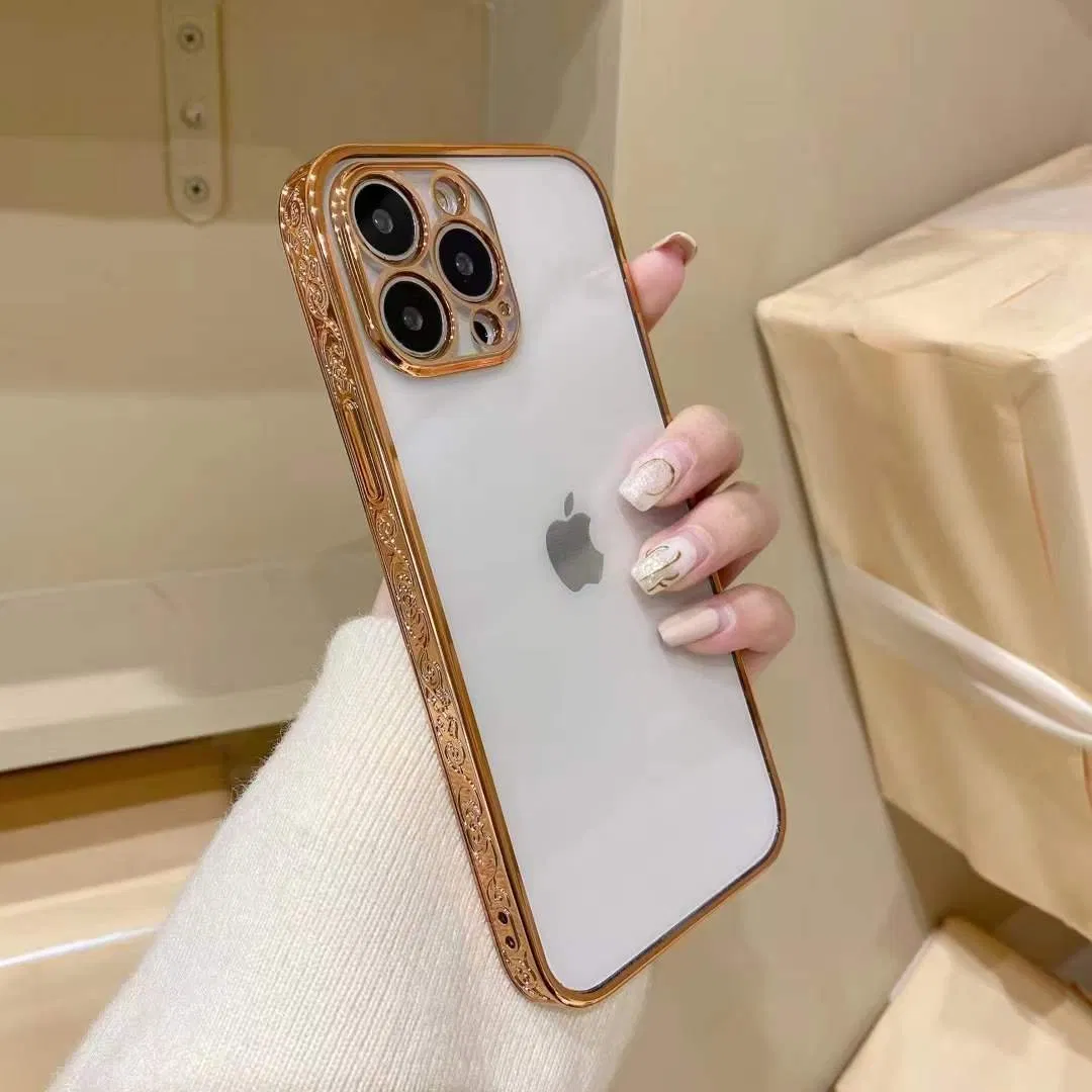 Чехол для телефона Luxury Embossed TPU с защитой камеры