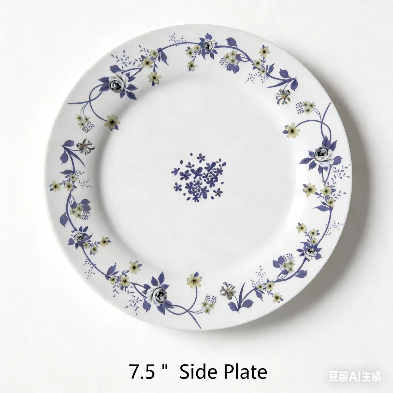 Столовый сервиз Blue Floral Fine China, 11-20 предметов