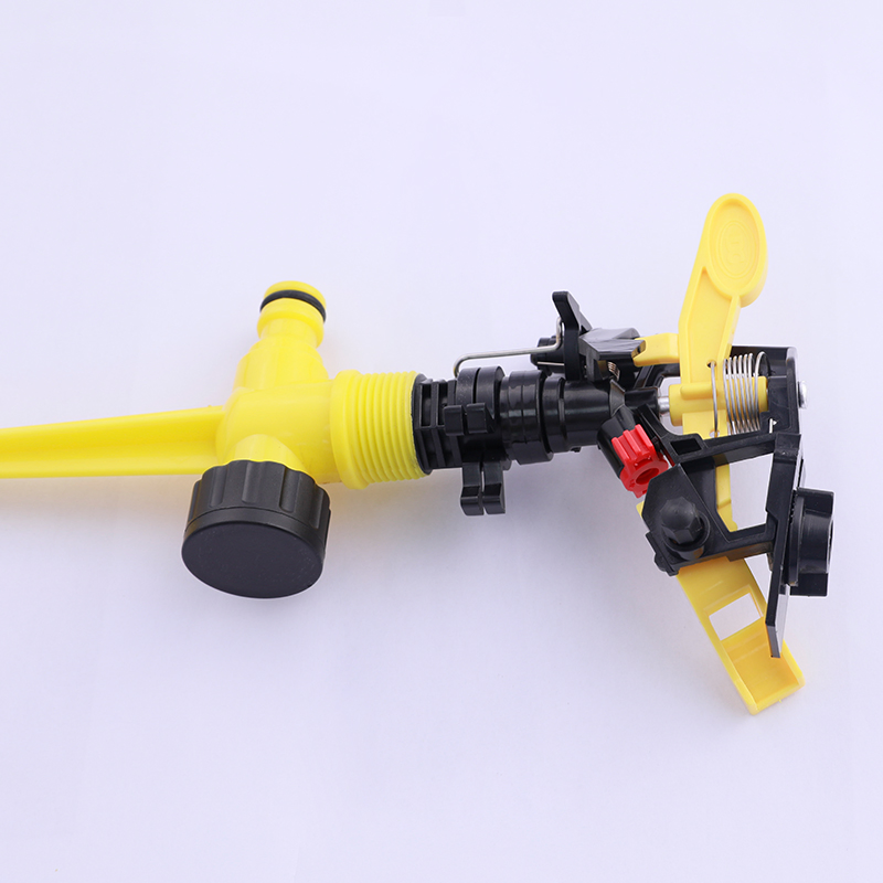 360 Degree Rotatable Single Double Hole Adjustable Plastic Sprinklers for Irrigation