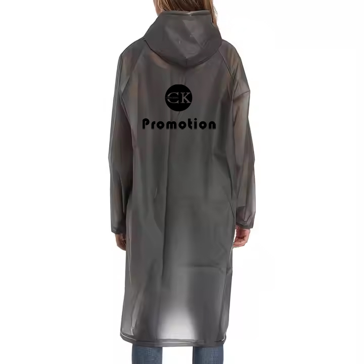 Custom Logo Printed Raincoat EVA Unisex Poncho Raincoats