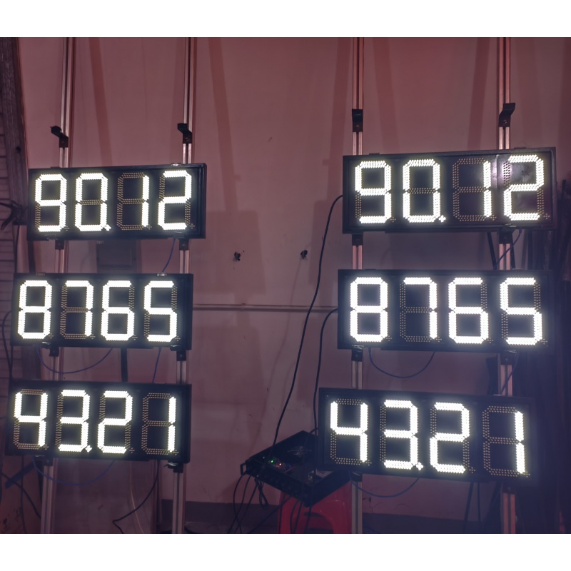 Hot Sale 7 Segment LED Display 10 Inch Gas Station Sign LED Petrol Price Digital Display Price