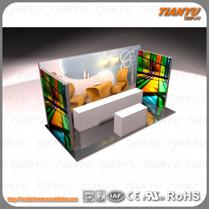 U-Shaped Aluminum Trade Show Display for Events and Exhibitions