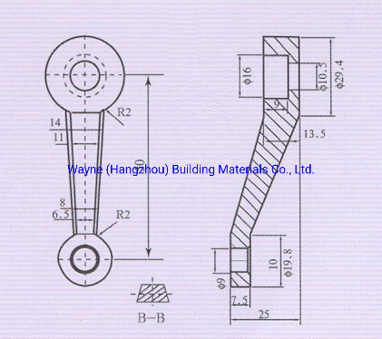 100mm Stainless Steel Spider with One Short Arm, Glass Spider, Glass Hardware, Curtain Wall Hardware