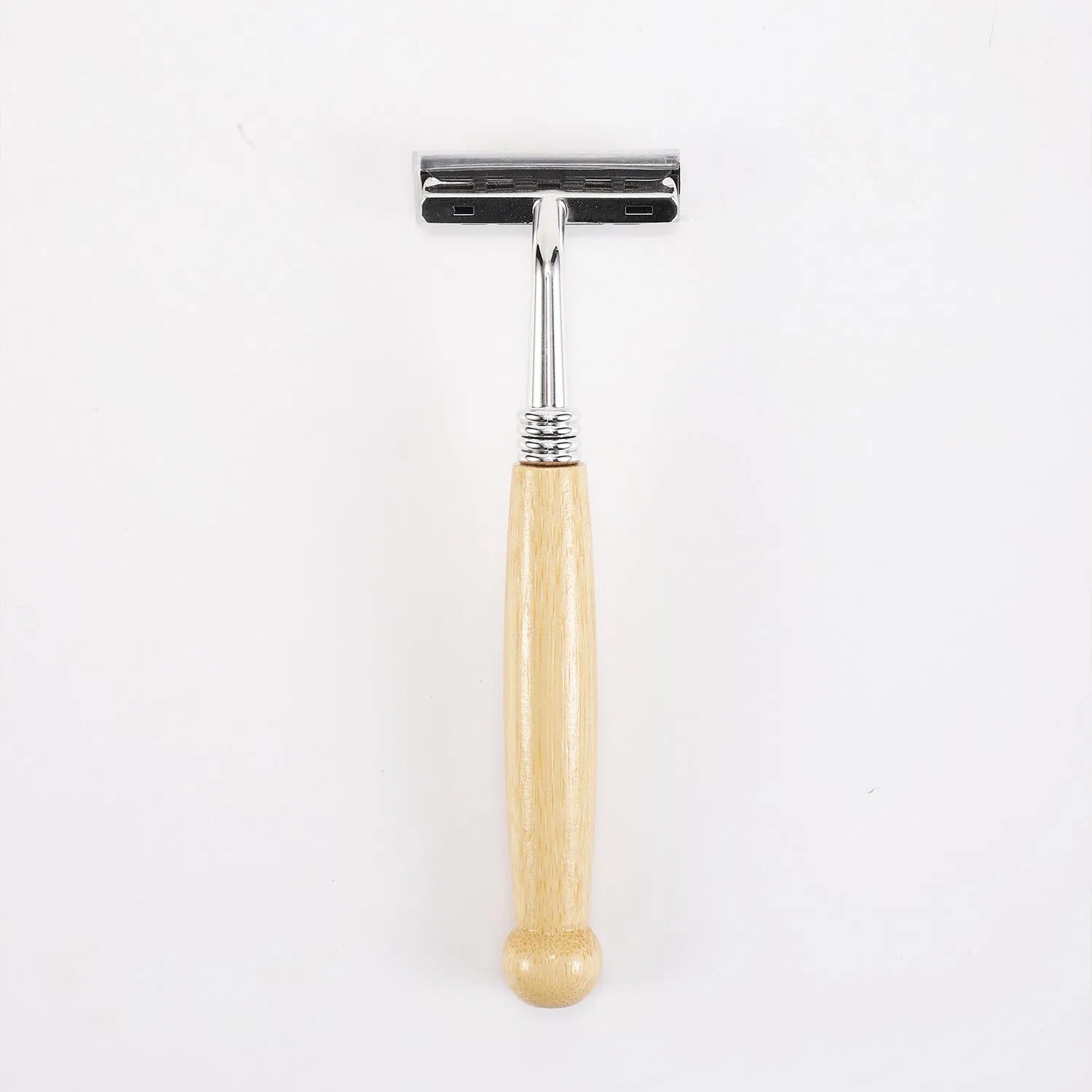 Compostable Biodegrable Travel Hotel Natural Bamboo Razor Wooden Razor Shaving Kit 06