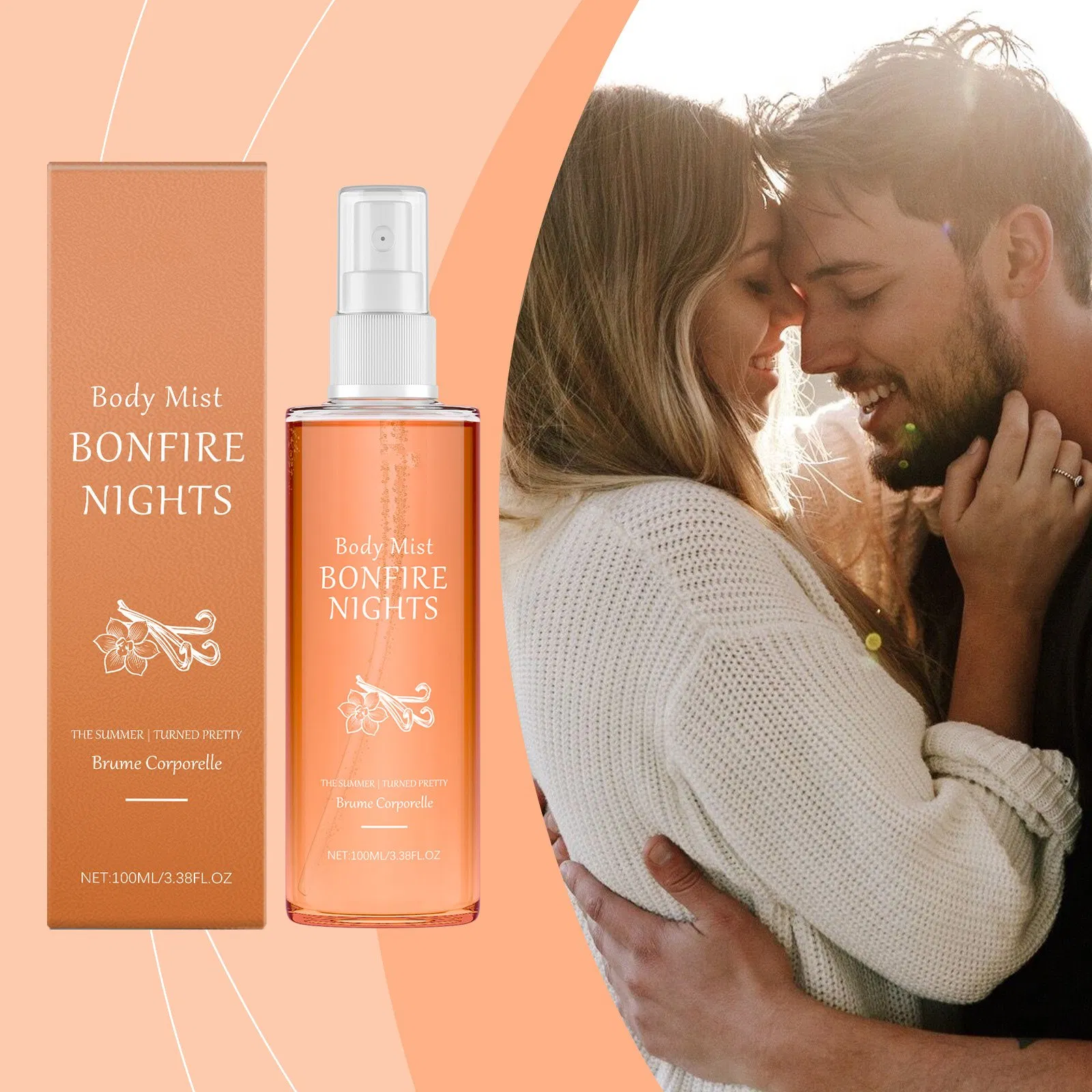 Factory Private Labels V. V. Love Women's Perfume Fruity Body Fragrance Mist Perfume Body Spray OEM&ODM