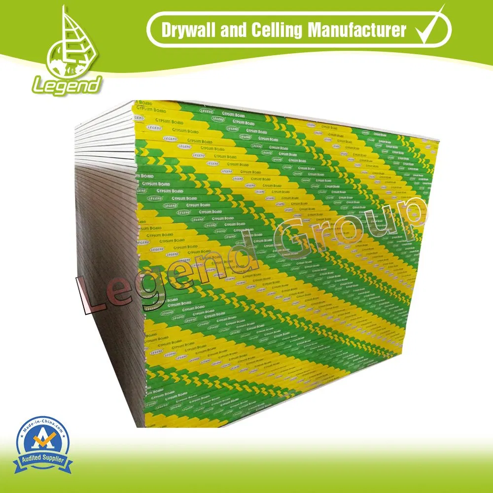 Decoration Gypsum Ceiling Board/Waterproof Suspended Gypsum Ceiling Board