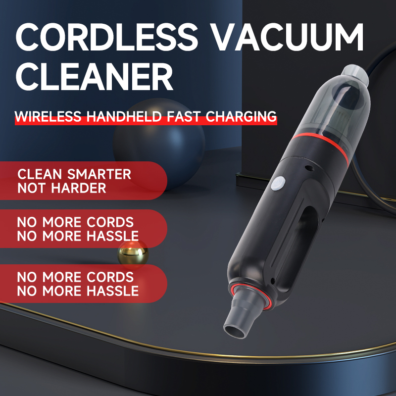 Straight Brushless Motor Cordless 4500PA Portable Handheld Blower Car Vacuum Cleaner