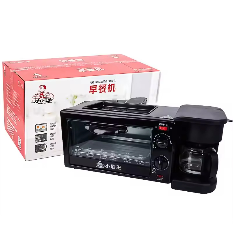 Household Appliance Toaster Oven Electric Cooker 3 in 1 Breakfast Machine