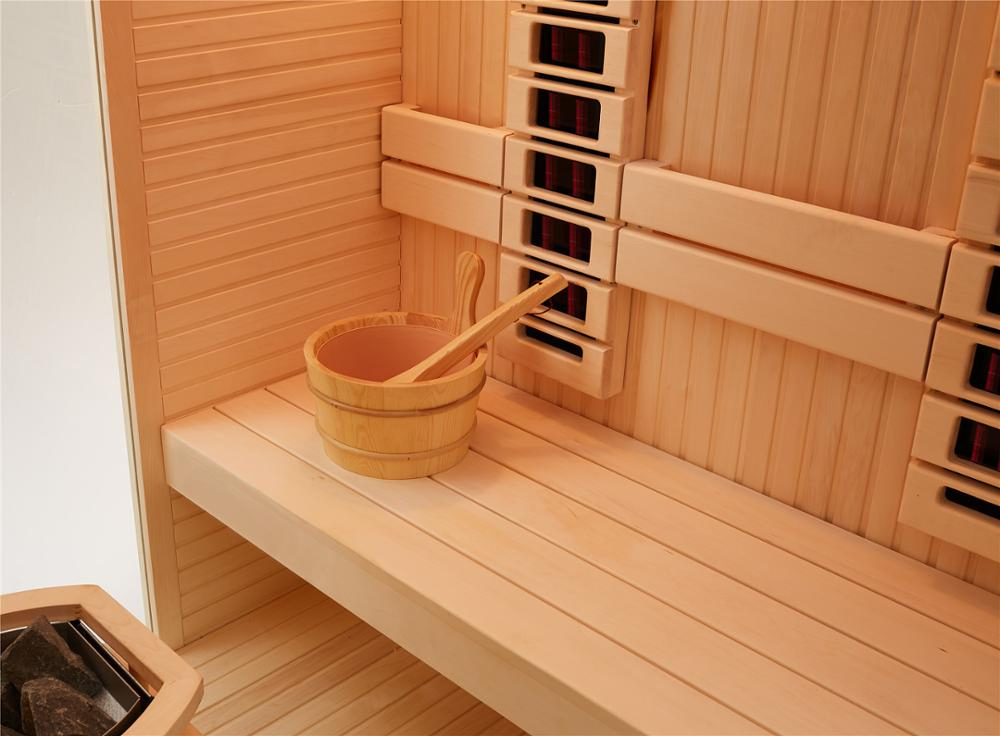 Инфракрасная сауна-бочка из красного кедра на 2 персоны