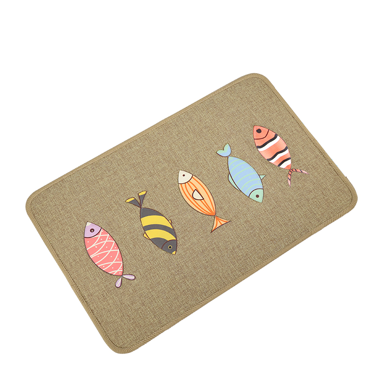 Premium Non-Slip Linen Fabric Mat for Ultimate Indoor Comfort