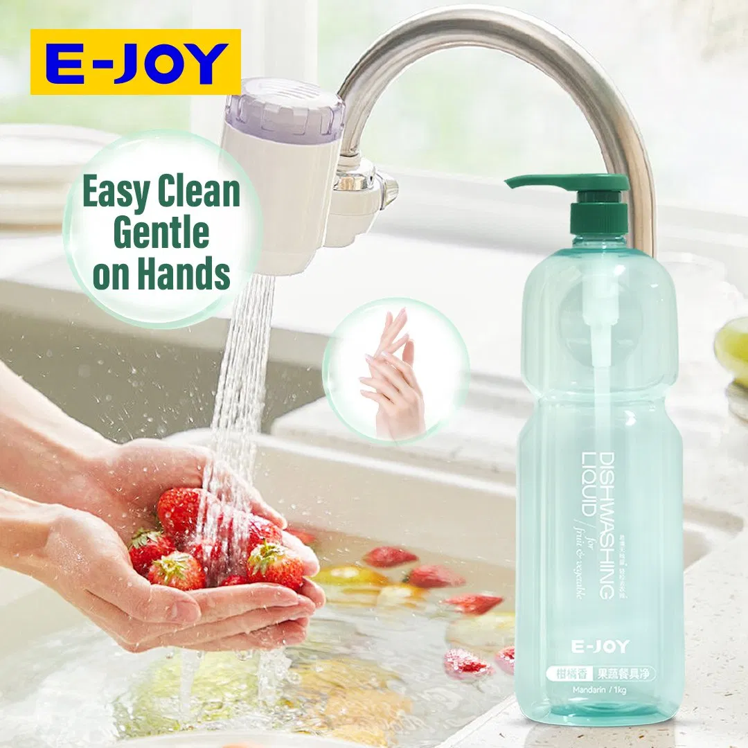 Dish & Vegetable Cleaning Liquid Non-Toxic, Safe for Dishes, Veggies & Cooking Utensils