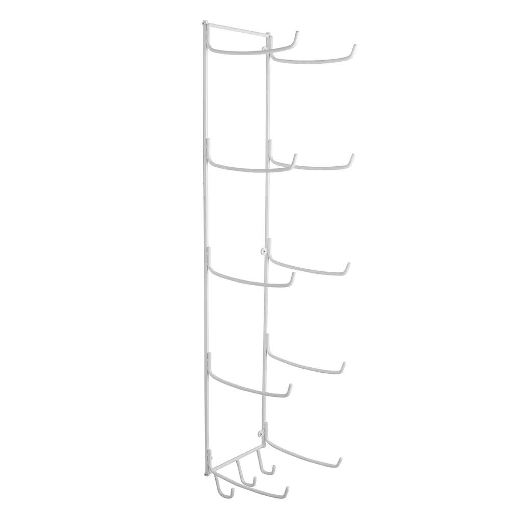 5-Tiers Wall Mount Rack Organizer Yoga Mat Holder or Bathroom Towel Rack
