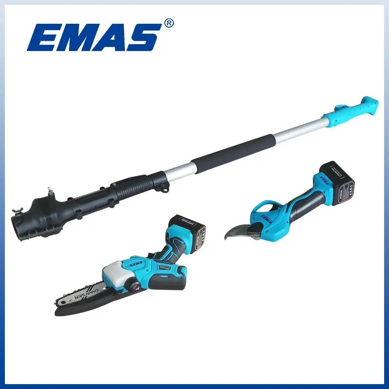 Emas 21V Multi Function Li-Battery Pruning Machines Lithium Battery Chainsaw