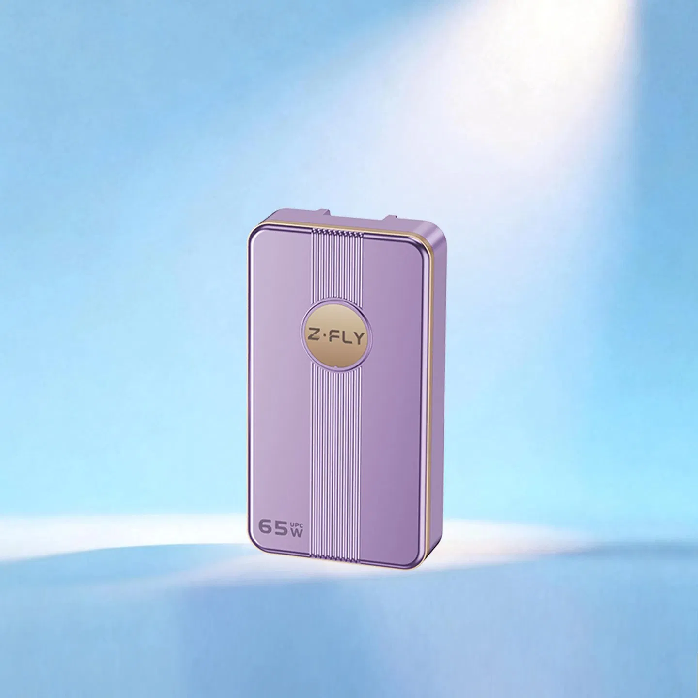 Ультратонкий GaN Power Bank 65W с розеткой, 5000 мАч