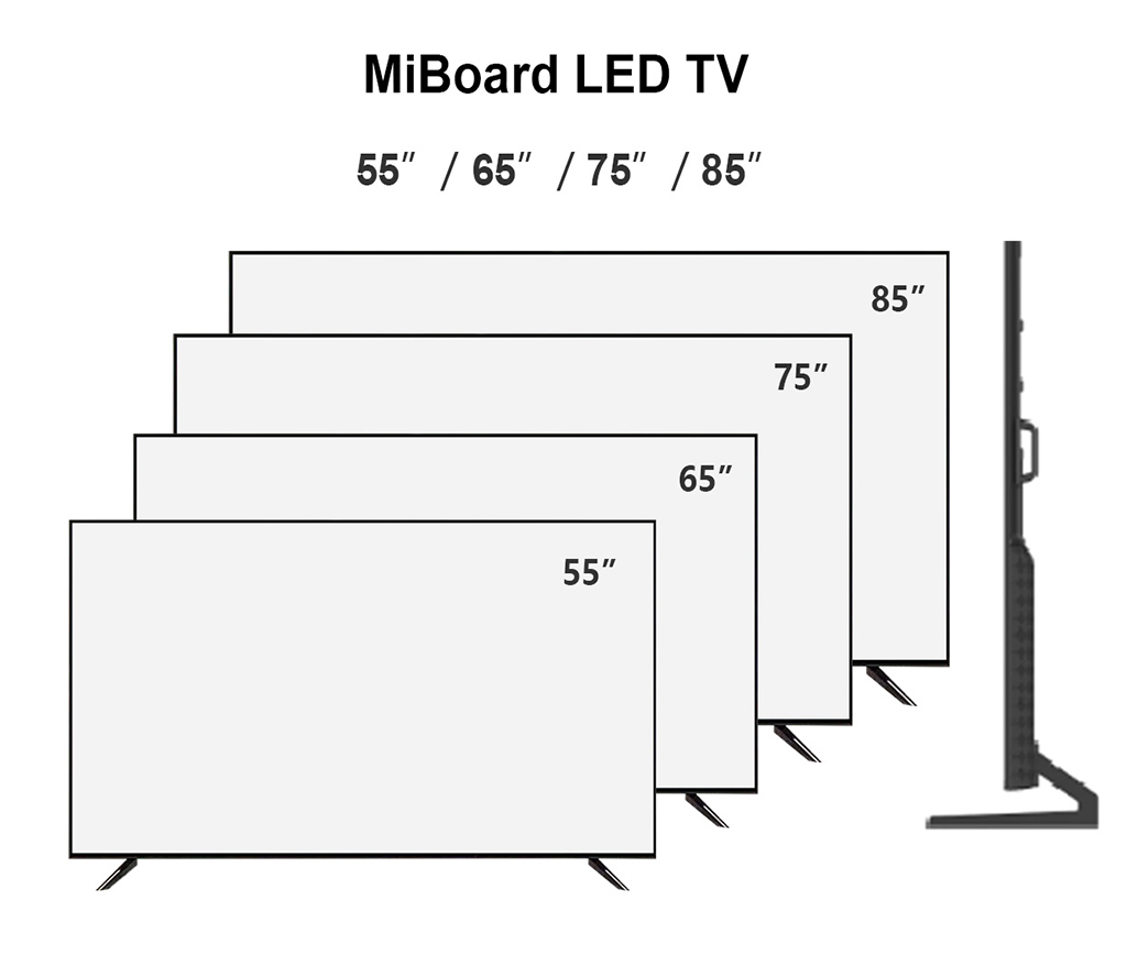 Mi Smart TV 55inch Qled Television 4K UHD 120Hz 4K Ultra HD LCD Screen Android TV