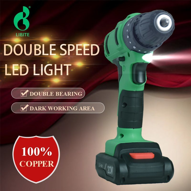 Беспроводной шуруповерт Libite 20В с аксессуарами