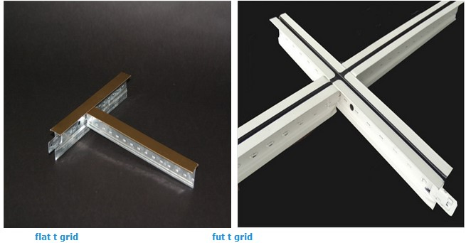 Waterproof T Bar Suspended Ceiling Grid Angled Wall Framing Profile