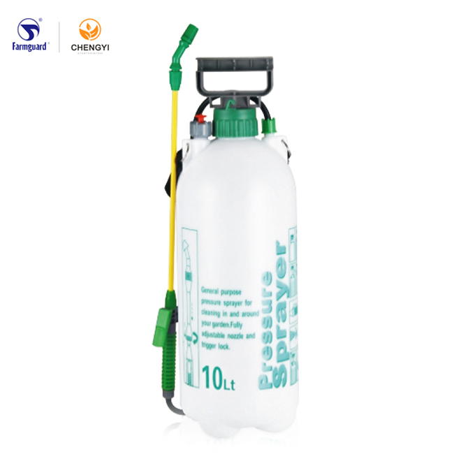 10L Hand Held Pump Manual Sprayer with Funnel for Garden