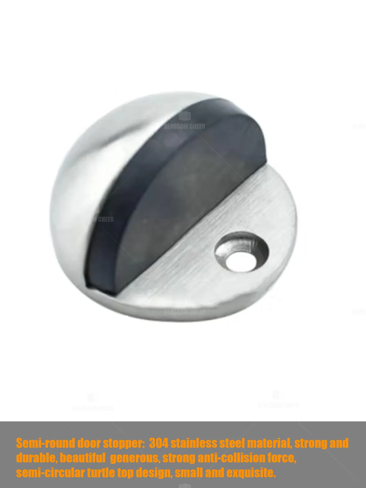 Elegant Magnetic Door Stopper with Chic Wooden Design