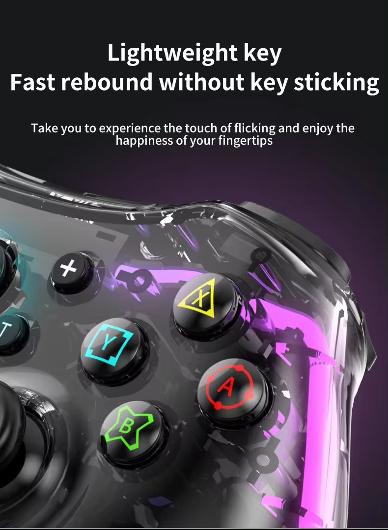 Игровой контроллер S03 9300 с RGB-подсветкой для Switch