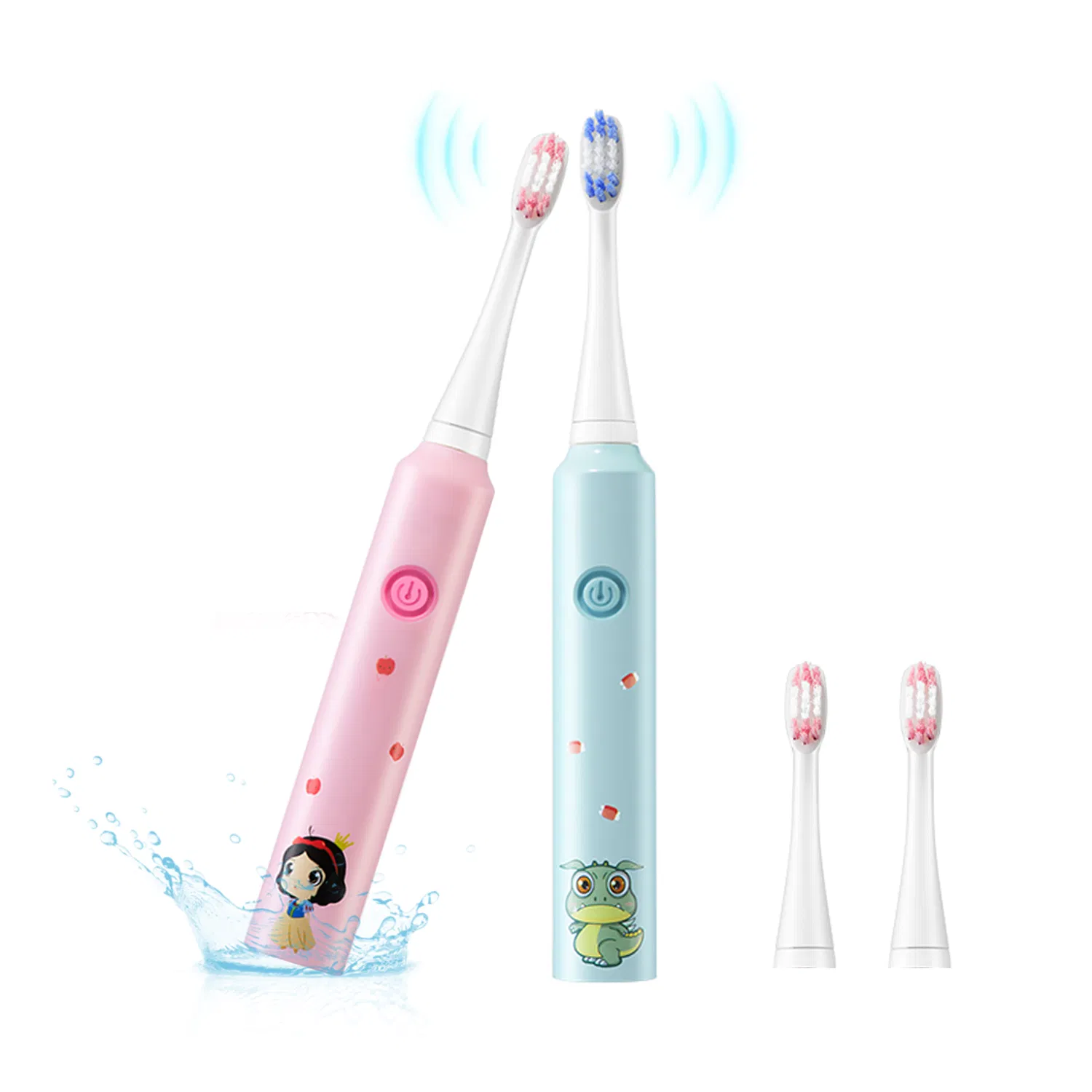Children/Kids Smart Waterproof Soft Bristle Battery Powered Electric Toothbrush