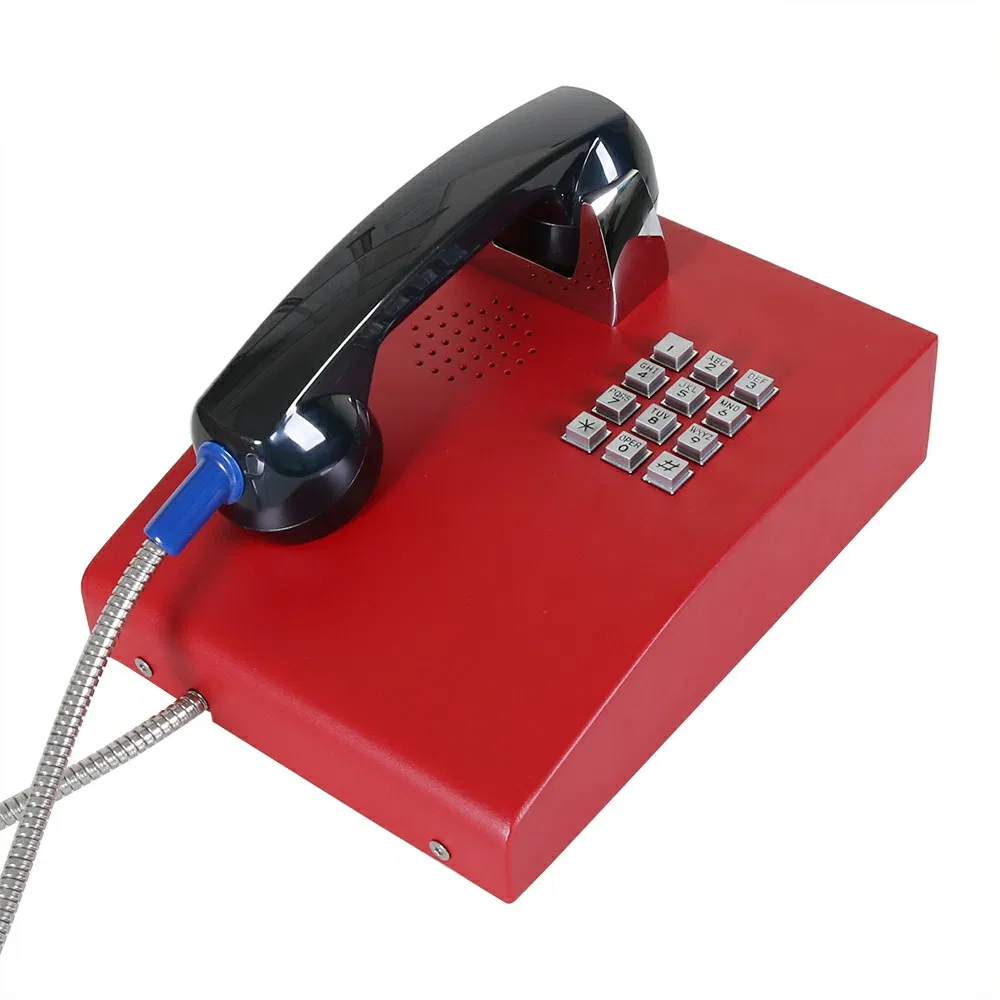 VoIP Phone with Auto Dialer, Keypad and LED Beacon