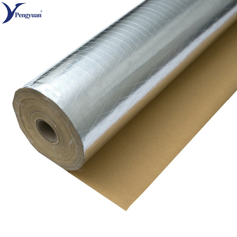 Reinforced Aluminium Foil Scrim Kraft Facing Paper for Laminated Rock Wool Duct Insulation