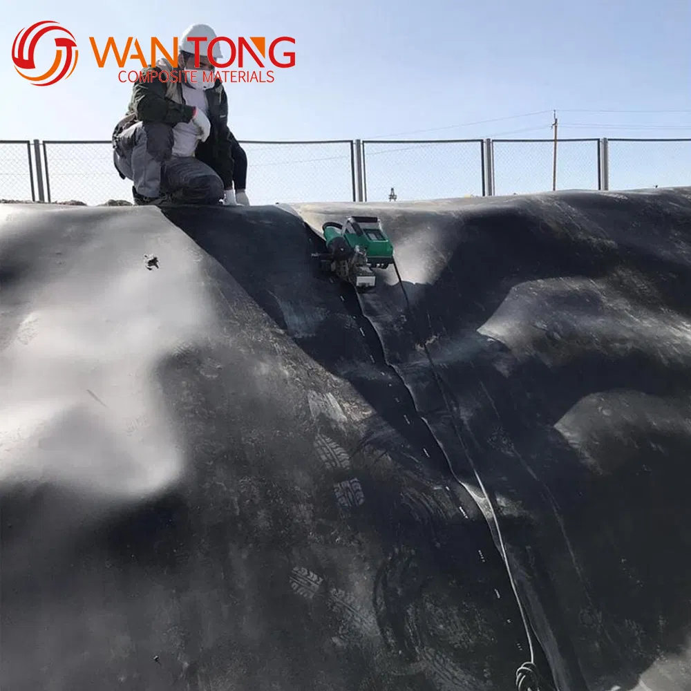 0.75mm 0.4mm PVC Geomembrane for Landfill Dam Liner 100% Virgin Material