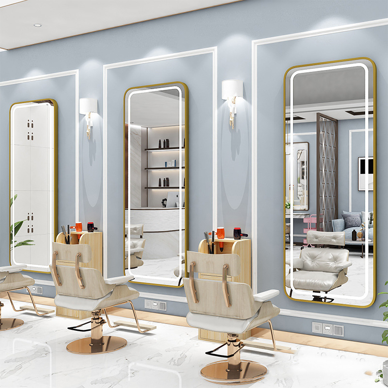 Hotel Salon Bath Defogger LED Backlit Illuminated Bathroom Mirror