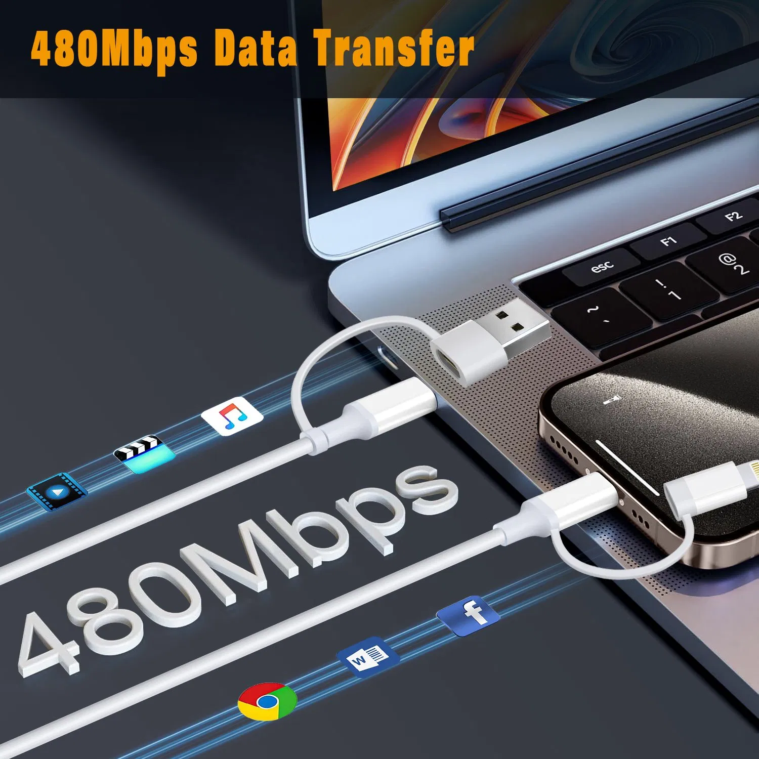 Универсальный кабель для быстрой зарядки телефонов