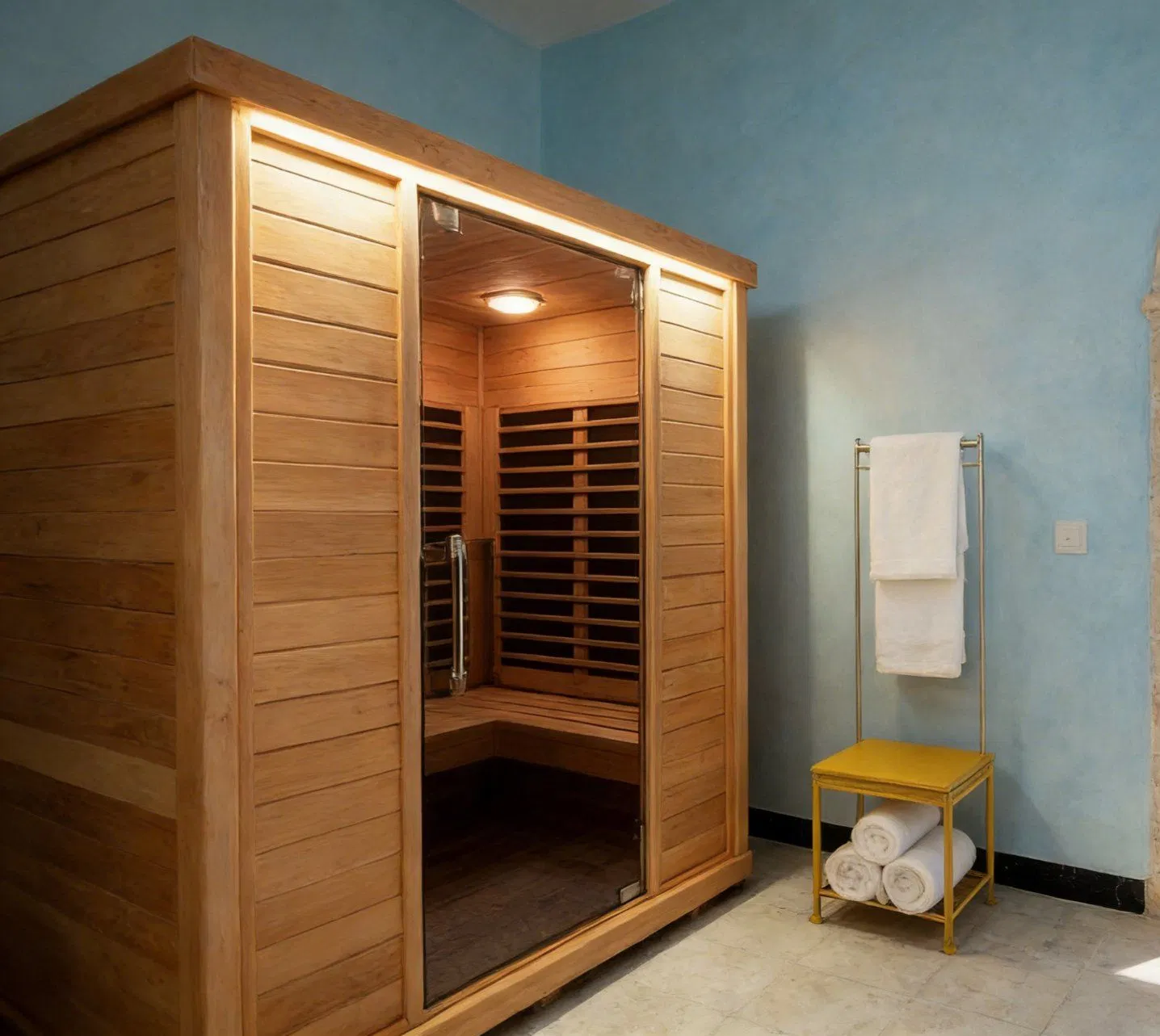 Инфракрасная сауна EV-002E для 2 человек из канадской тсуги