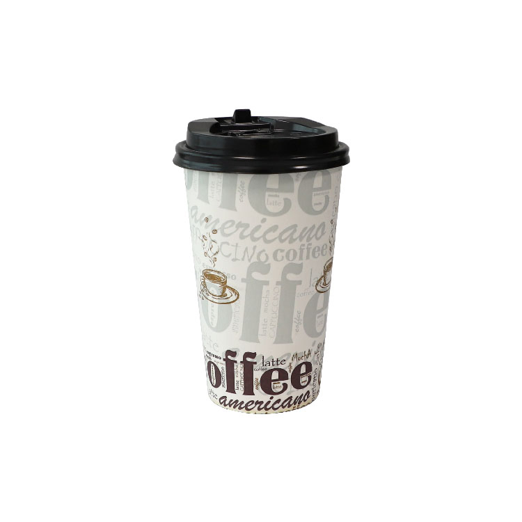 Custom Printed Takeaway Cardboard Cup for Hot Drinks Single Wall Disposable Coffee Vending Paper Cups