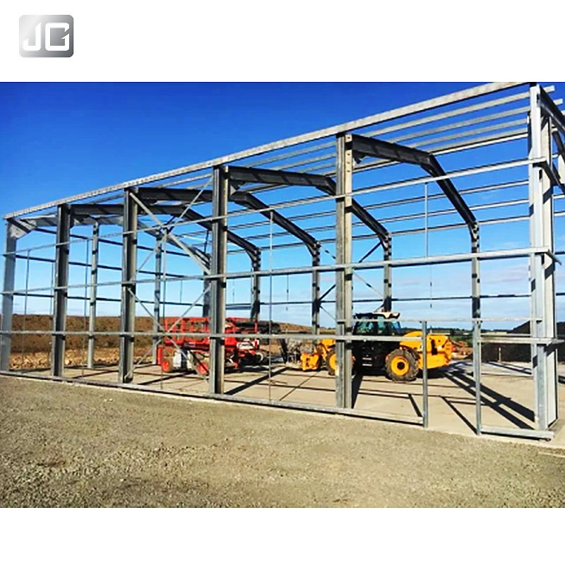 Prefab Storage/Garage/Shed Manufactured Drawing Design Project Hangar/Plant/Metal Sheet Frame Construction Steel Structure Workshop with Galvanized/Painted