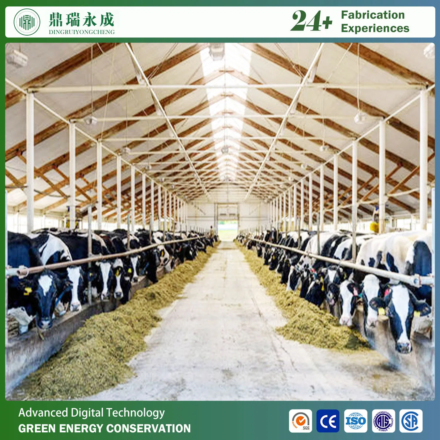 Best-Selling Fully Intelligent Steel Structure Cowshed Cattle Farm