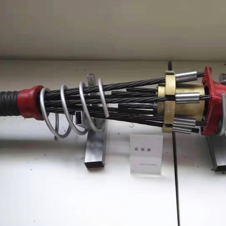 Pre-Stressed Anchorage Connector for Multiple Strands