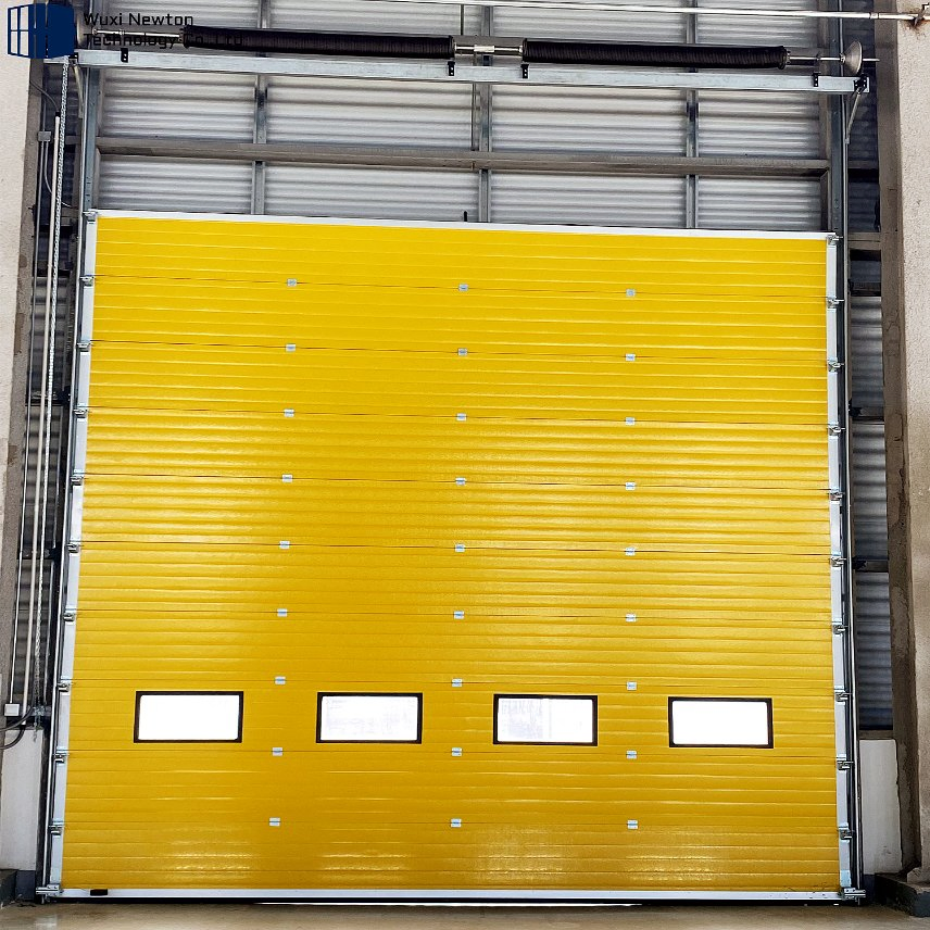 High Quality Automated Lift up Commercial Overhead Industrial Sectional Door