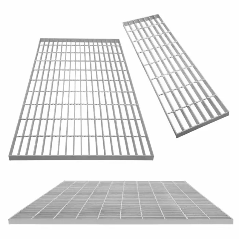 Galvanized Frame Welded Steel Bar Metal Serrated Steel Grating Walkway Grating