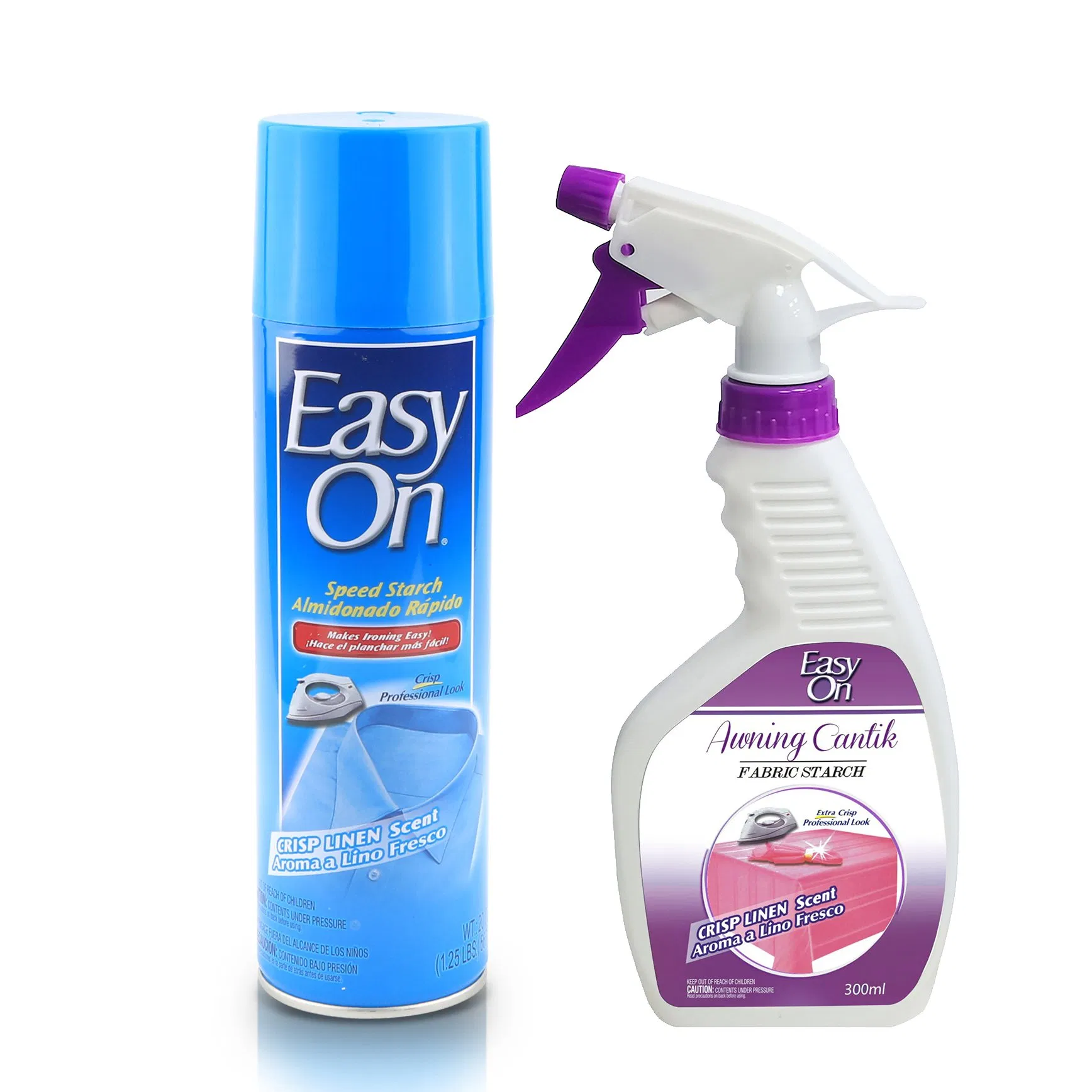 Easy on Fabric Clothing Ironing Liquid Wrinkle Removal Speed Starch